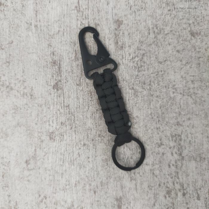 Gambar Gantungan Kunci Paracord Keychain - Black dari GONEUP undefined Tokopedia