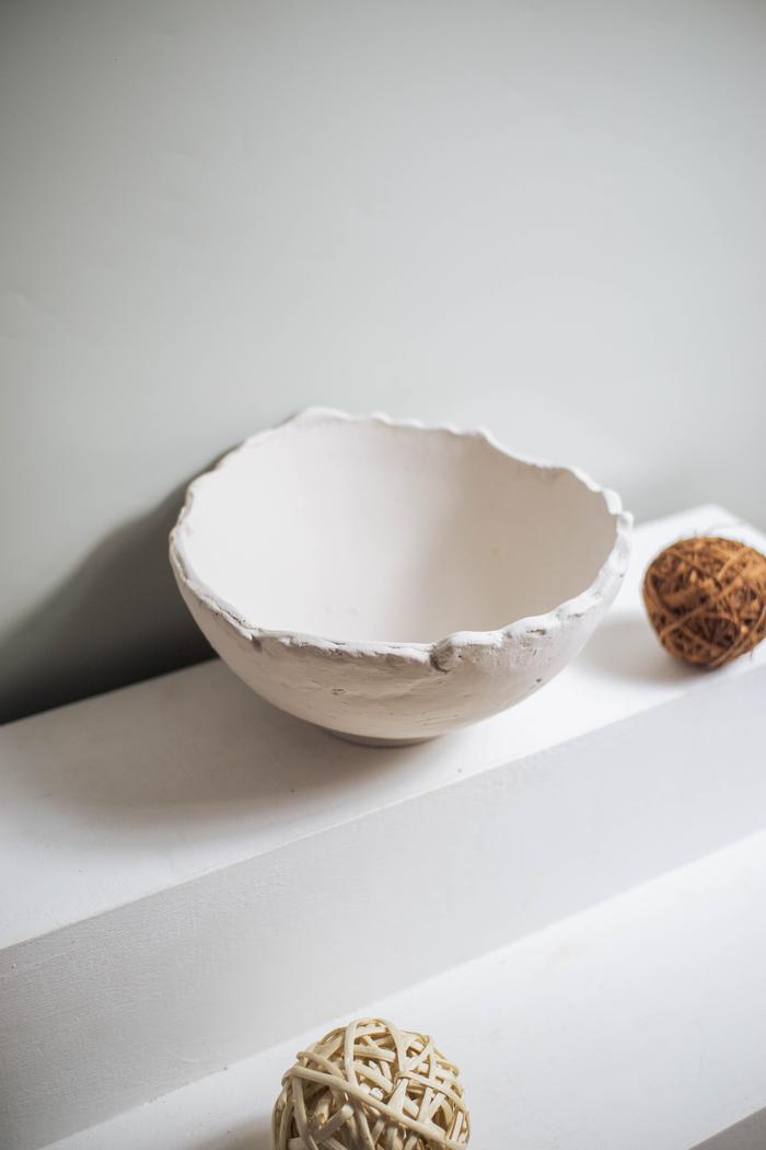Gambar MAEVE BOWL Kaladjiya/vase/dekorasi/hiasan/interior home decor - SOFT GREY dari Kaladjiya undefined Tokopedia