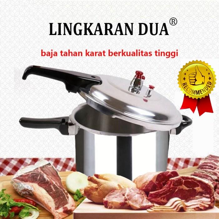 Gambar BISA COD - PANCI PRESTO 4 - 12 LITER LINGKARAN DUA TANPA TUTUP KACA | PRESTO MURAH TERLARIS SEPANJANG MASA | PRODUK BERKUALITAS - 12L (A) dari Guiness99OnlineShop undefined Tokopedia