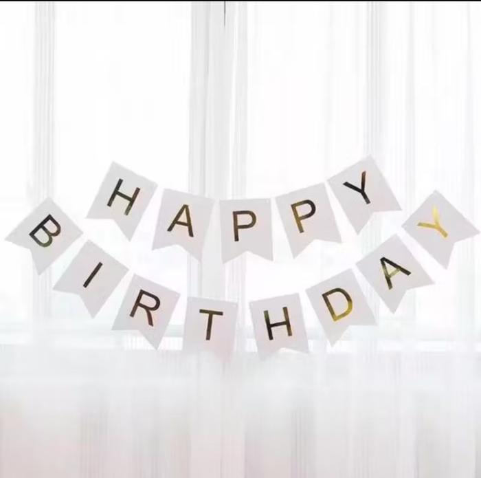 Gambar Banner happy birthday pink black hitam ulang tahun elegan - Putih dari chiclitcase2 undefined Tokopedia