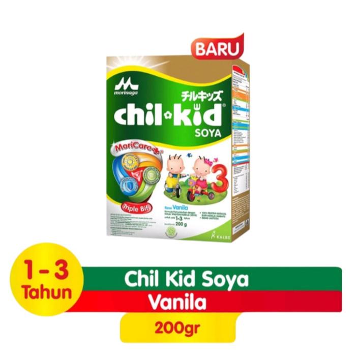 Gambar Morinaga Chil Kid Soya  Susu Anak Usia 1-3 Tahun Rasa Vanila 600 gr - Vanila 200gr  dari CZCollection2 undefined Tokopedia