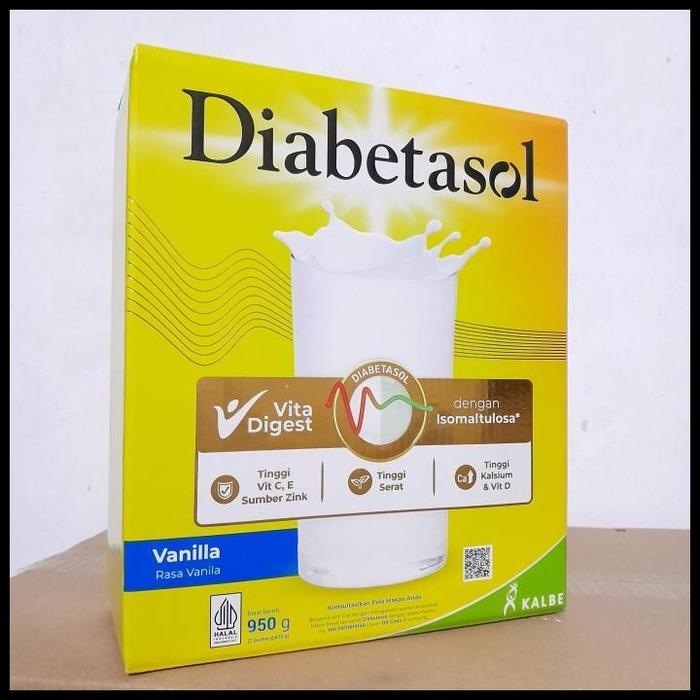 Gambar Best Seller Susu Diabetasol 1000 Gr 1Kg /600Gr Cappucino Vanila Coklat - Vanilla950gr dari 2R market undefined Tokopedia