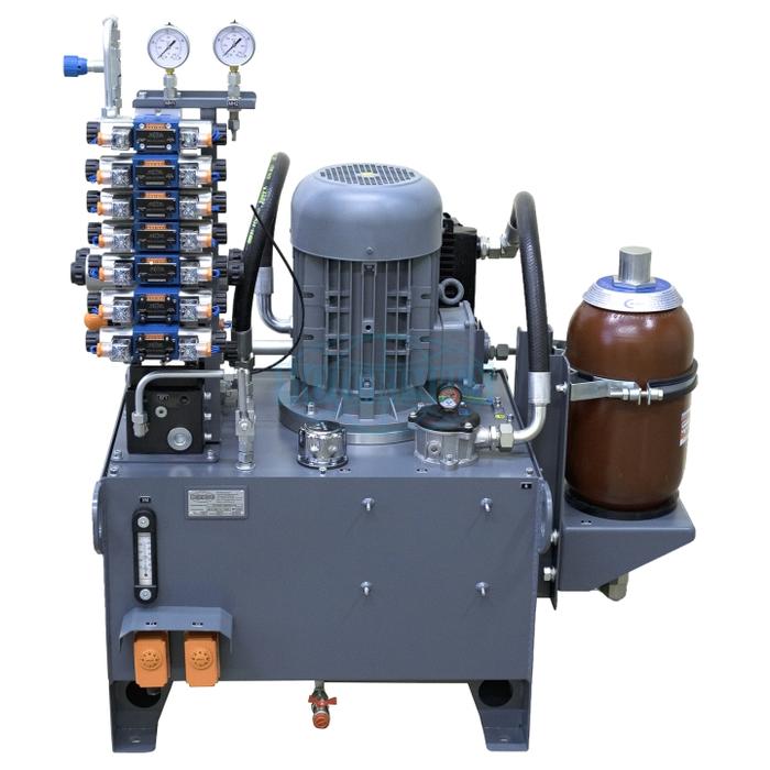 Jual HYDRAULIC POWER UNIT ACUMULATOR (HPU) 100 LITER 2 HP 3 PHASE ...