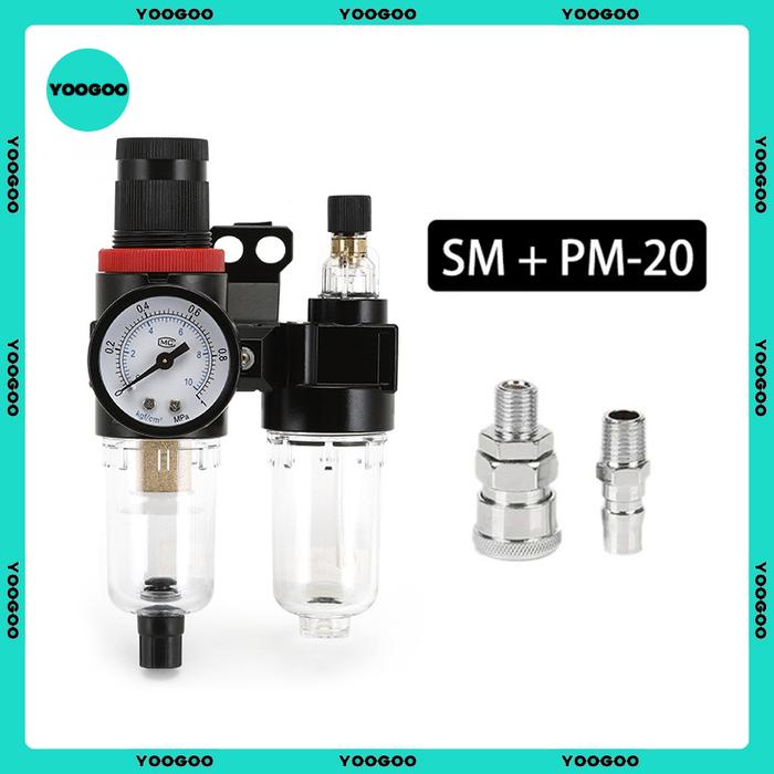 Jual Mini Air Control Unit 1/4 Inch Filter Kompresor Udara Regulator ...