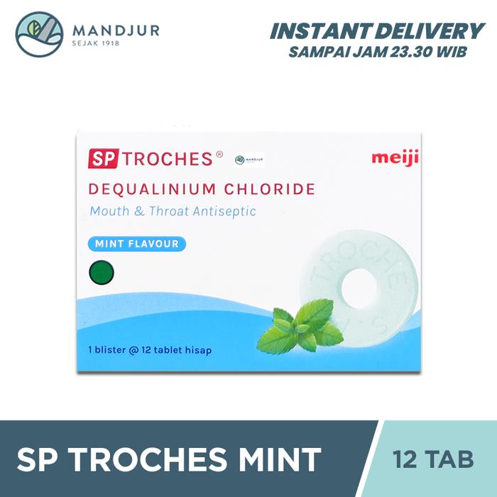 Gambar Tablet Hisap SP Troches Meiji Mint 12 Tablet - Obat Mulut/ Tenggorokan dari Apotekmandjurofficial undefined Tokopedia