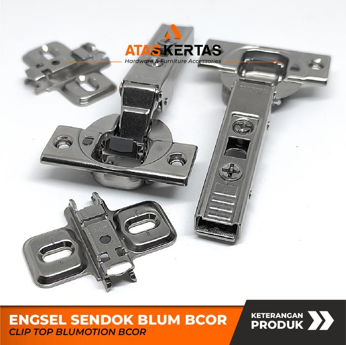 Gambar CLIP top BLUMOTION - Engsel Sendok Blum Slow Motion 75B1550 - Model Terbaru - LURUS dari Atas kertas undefined Tokopedia