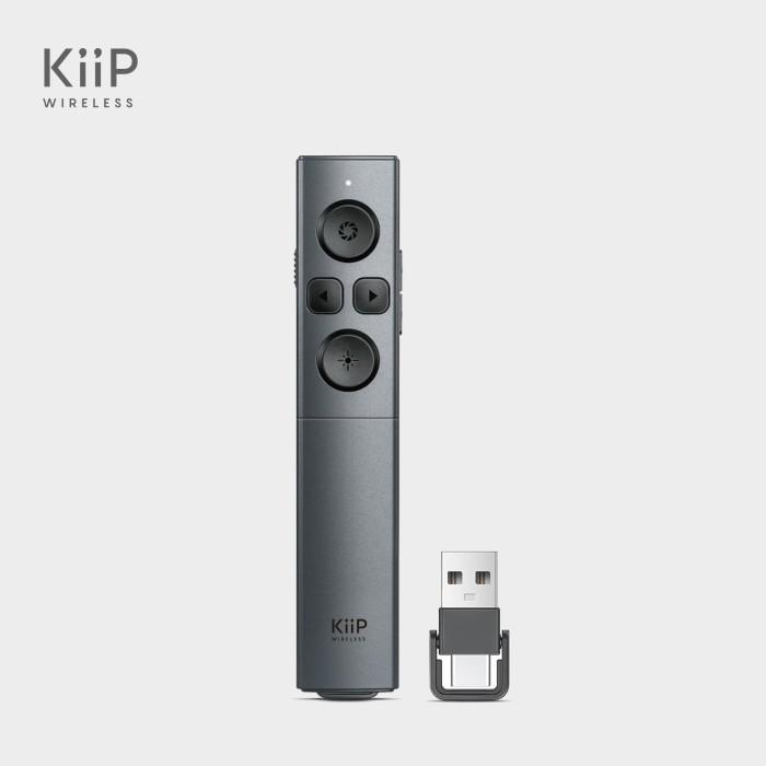 Gambar KiiP Wireless LG12 Smart  Laser Pointer 2-In-1 Type-C and USB Receiver Presenter Pointer - Diskon Spesial dari KiiP Official undefined Tokopedia