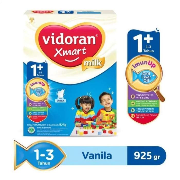Gambar ORIGINAL Vidoran 1+ 925gr Vanila/ Madu Xmart Milk Susu Pertumbuhan Murah - VANILA dari parsunshop undefined Tokopedia