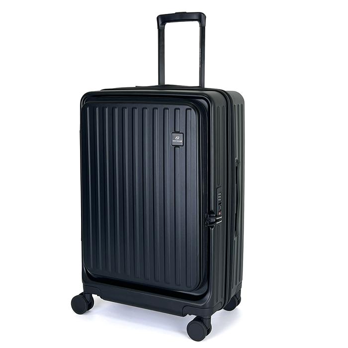 Gambar Koper Hardcase PC Navy Club Emerald - 4 Roda Putar TSA Lock - Size 20 25 29 Inch - Hitam, 20 INCH dari Navy Club undefined Tokopedia