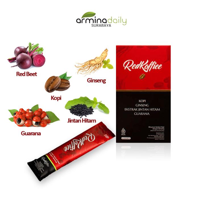 Gambar Kopi Merah Atau Red Koffiee Armina Daily 1 Box Isi 10 Sachet dari Armina Daily Surabaya undefined Tokopedia