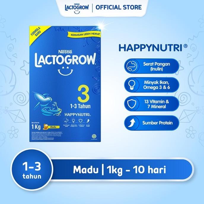 Gambar Best Seller LACTOGROW 3 Happynutri 1 KG - Vanila dari diandraa08 undefined 3 Tokopedia