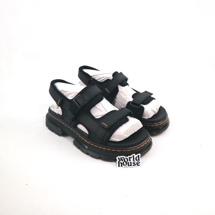 Black Knock Off Dr Martens Sandals Promo Dr Martens Forster Black