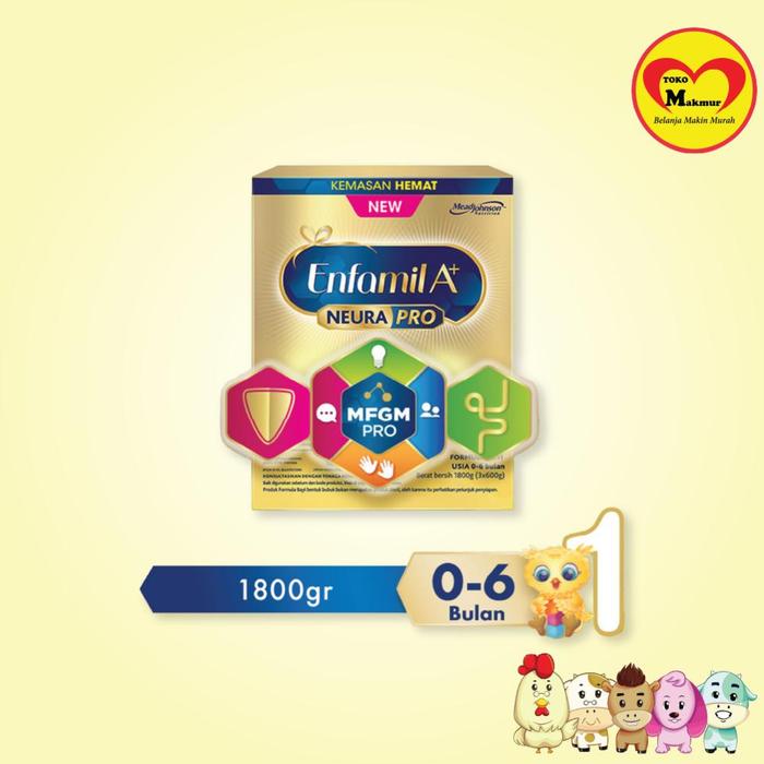 Gambar DISKON Enfamil A+ Tahap 1 (0-6 Bulan) / Tahap 2 (6-12 Bulan) 1800gr / Toko Makmur Online Murah dari nagahijau_ undefined Tokopedia