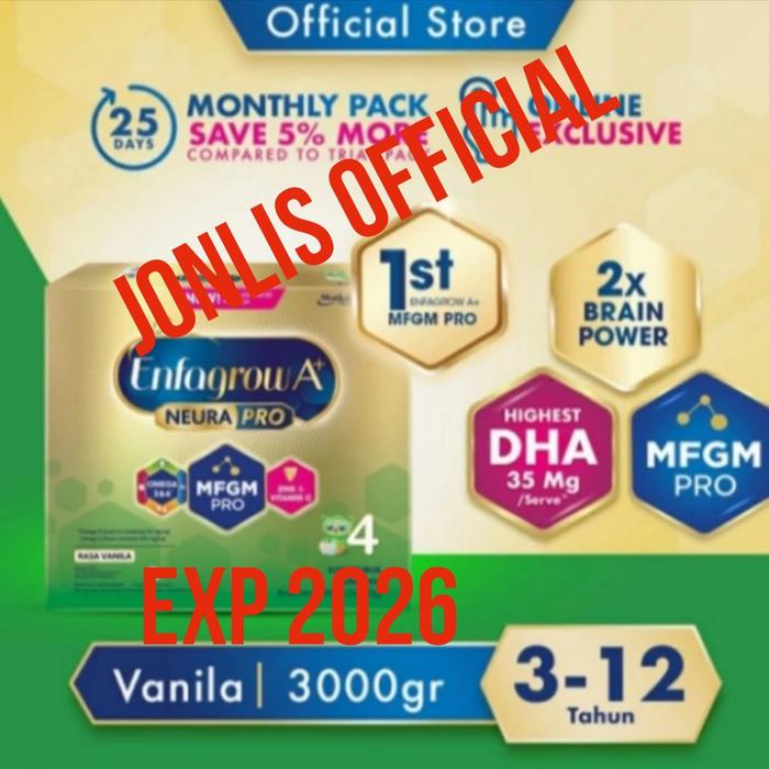 Gambar enfagrow 4 3000g vanila dari jonlis official undefined Tokopedia