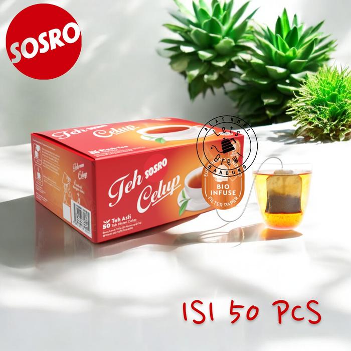 Gambar Teh Celup Sosro Teh Asli - Teh Hitam Celup - isi50 dari Alat Kopi Bandung undefined Tokopedia