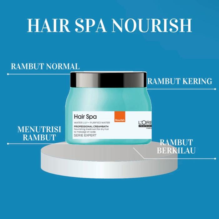 Gambar (ORIGINAL) Loreal Profesional Hair Spa Deep Nourishing Creambath 500ml - Deep Nourishing dari canntik smart undefined Tokopedia