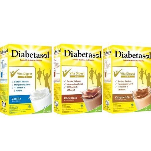 Gambar Best Seller Diabetasol 600gr Vanila, chocolate, cappucino - Vanilla dari diandraa08 undefined Tokopedia