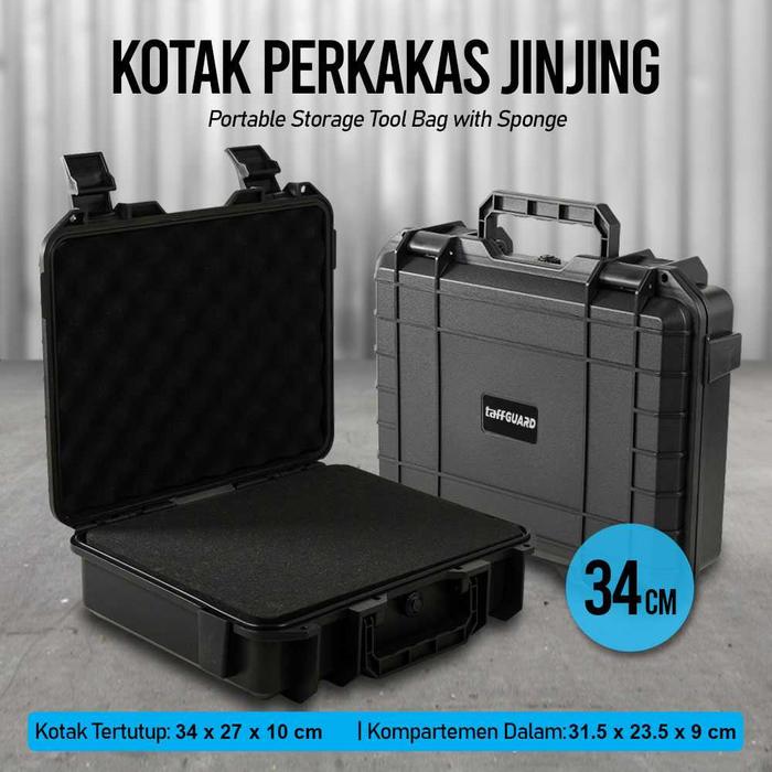 Gambar Kotak Perkakas Jinjing Portable Storage Tool Bag with Sponge - BO-23 - 34 cm dari BrandGallery undefined Tokopedia