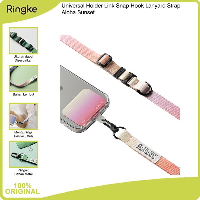 Gambar Ringke Compatible For Holder Link Strap Tali Tempat Gantungan Shoulder Neck Lanyard Metal Handphone - LinkSnap-Aloha dari muvit-OfficialStore undefined Tokopedia