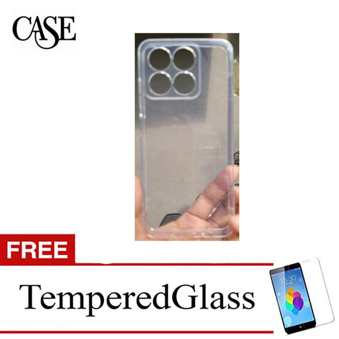 Gambar Soft Case for ZTE Blade A35 2024 - Z2453 - 6.75 inch - Gratis Tempered Glass - CLEAR dari Mentari Grasindo Teknik undefined Tokopedia