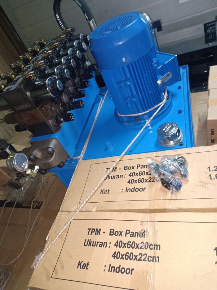 Gambar REXROTH HYDRAULIC POWER UNIT PISTON PUMP (HPU) 200 LITER 10 HP 3 PHASE ELECTRIC - 5 Stations, Horisontal  dari HYDRAULIC PUTRA MANDIRI undefined Tokopedia