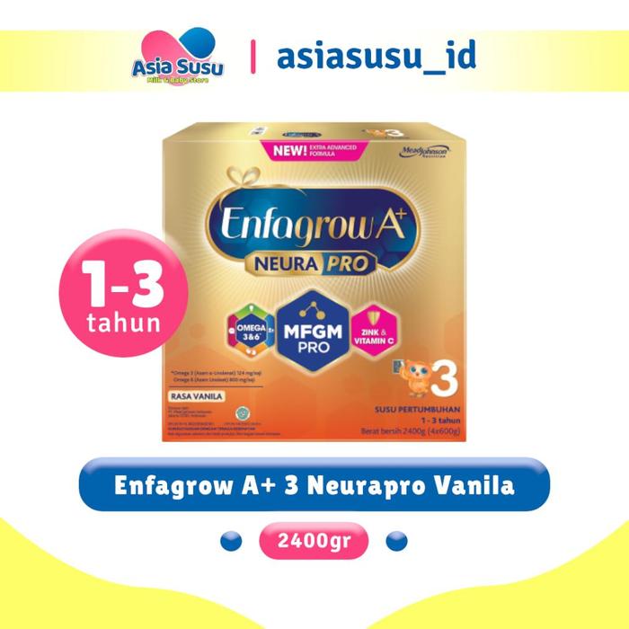 Gambar ORIGINAL ENFAGROW A+ 3 (1-3 TAHUN) VANILA 3600GR / ENFAGROW A+ 4 3000GR Murah - 2400GR dari nagahijau_ undefined Tokopedia