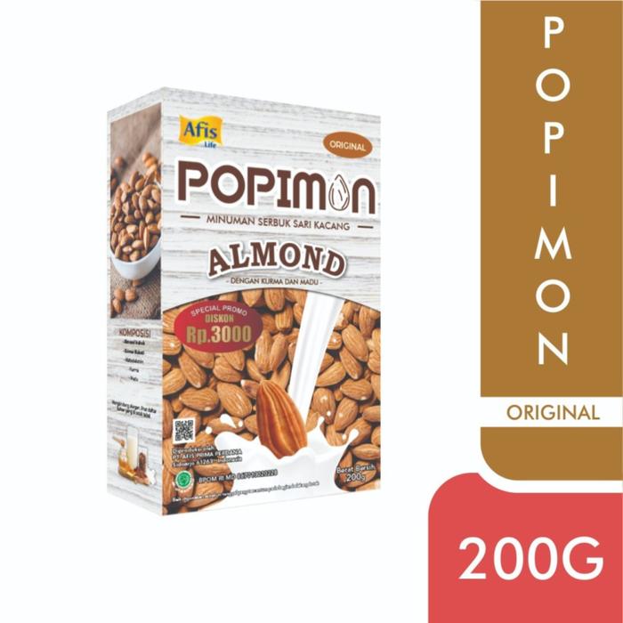 Gambar AFIS Life Sari Bubuk Almond Umum Minuman kesehatan keluarga - POPIMON Orginal dari mamamatteoid undefined Tokopedia