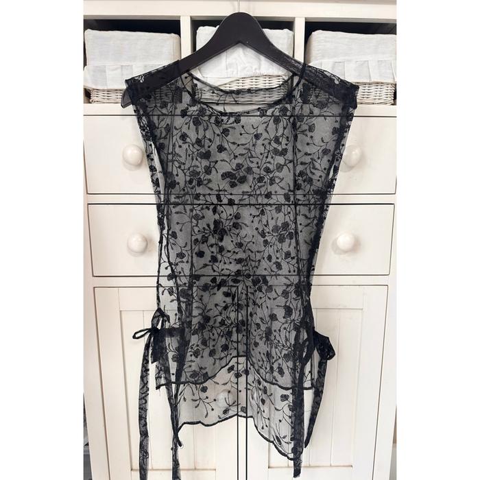 Gambar Vest Brukat Tile Garden Vest Rompi Outer Wanita Kondangan - vest tile hitam dari Ersa colection_NEW undefined Tokopedia