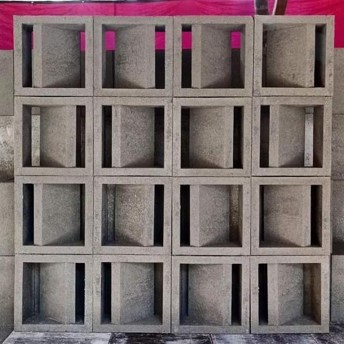 Type Block Roster Jual Roster Beton Minimalis Nako anti tampias(2 Sisi) - Abu-abu - Kab ...