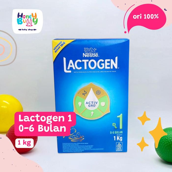 Gambar Nestle Lactogen 1 1kg |  0-6 Bulan untuk Bayi dari Honey Bunny Baby Shop undefined Tokopedia