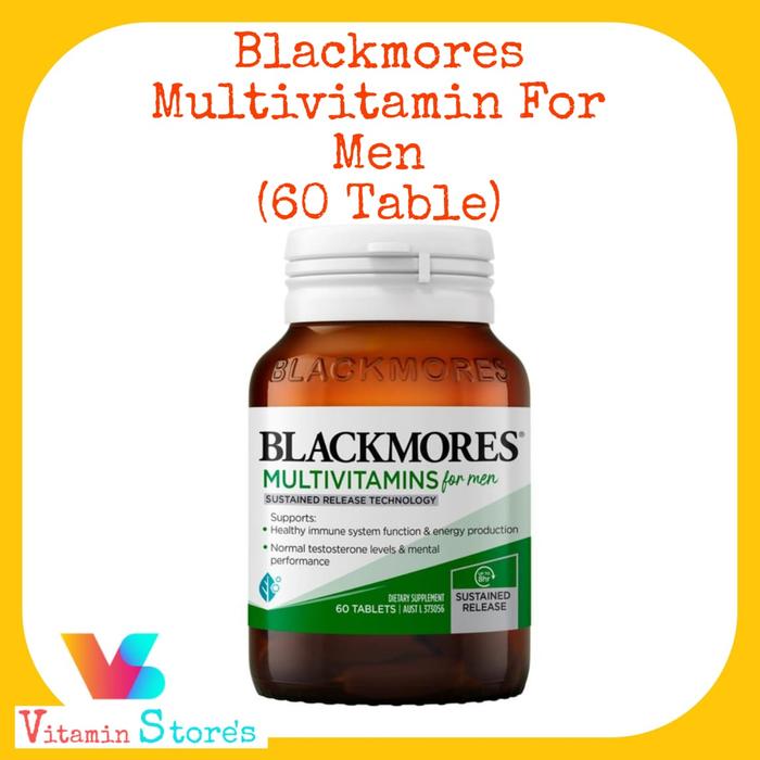 Gambar Blackmores Multivitamin For Men 60 Tablet dari Vitamin Stores Too undefined Tokopedia