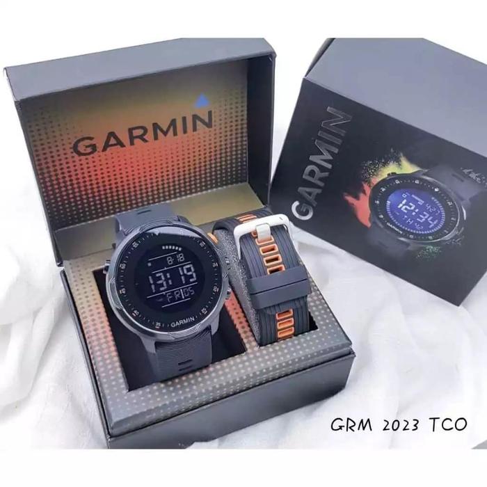 Gambar Jam Tangan Pria Garmin Original Digital Strap Rubber Karet Full set - Garmin 1 dari ARLOJI 86 undefined Tokopedia