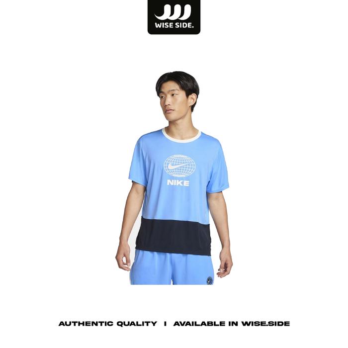 Gambar Kaos Pria Nike Dri-Fit Heritage T-Shirt Short Sleeve Mens DM4798-412 ORIGINAL - XL dari Wise Side undefined Tokopedia