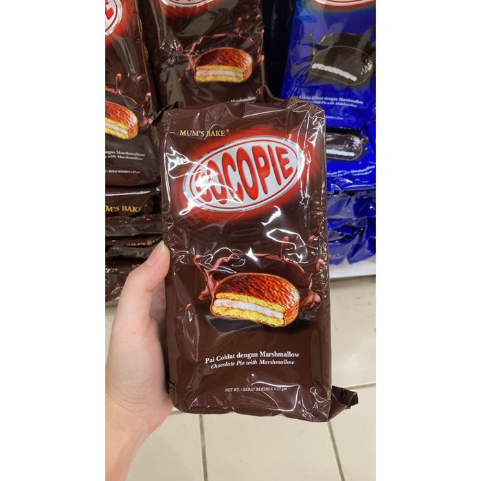Gambar cocopie pie coklat dengan marshmallow isi 6 150g - CHOCOLATE dari MIXMAXSHOPP_NEW undefined Tokopedia