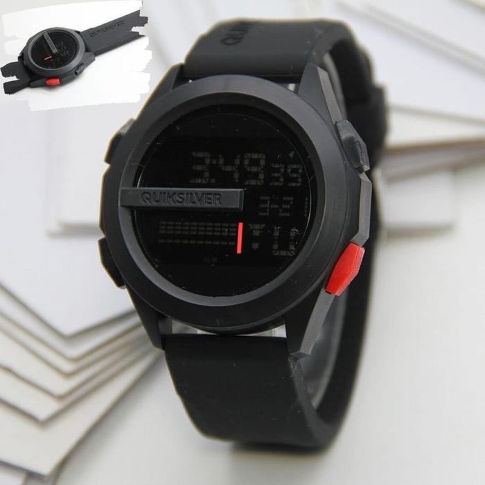 Gambar Jam Tangan Pria QuikSilver Drone Strab Rubber Digital Water Resist - Hitam dari GrosiranWatch undefined Tokopedia