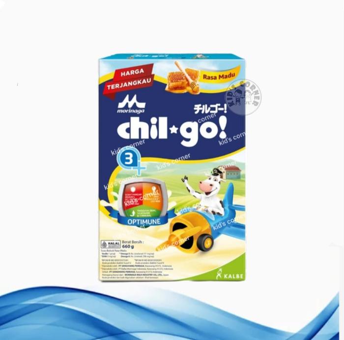 Gambar Chilgo 1+ 3+ 660gr dan 950gr Madu / Vanila Morinaga Chil Go Susu Pertumbuhan - 3Madu 660g dari Kid's Corner Susu undefined Tokopedia