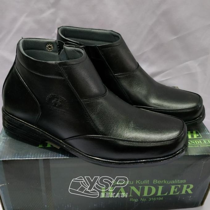 Gambar Best Seller SEPATU PANTOFEL KULIT PDH HANDLER RESLETING FORMAL KERJA SEKOLAH - Hitam, 39 dari Syamm213 undefined Tokopedia