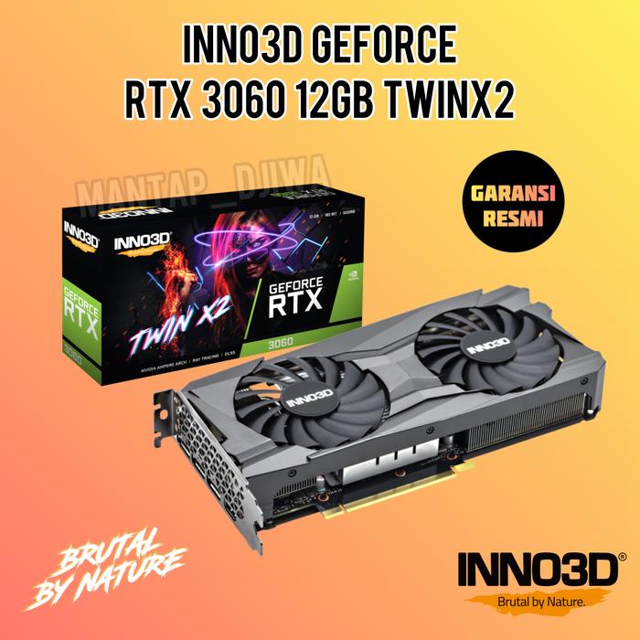 Jual [New ready stock] INNO3D GEFORCE RTX 3060 TWIN X2 OC 12G