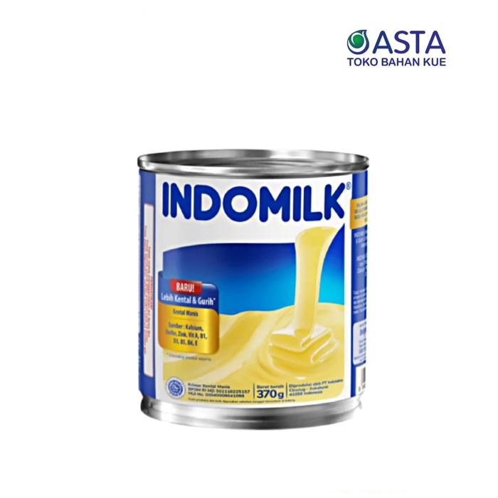 Gambar Indomilk Kental Manis Kaleng 370 Gr - Putih dari ASTA Toko Bahan Kue undefined Tokopedia