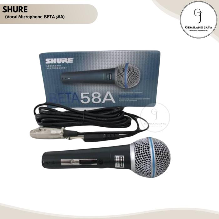Gambar Mic kabel Shure Beta 58A / BETA58A / BETA 58 A GRADE A dari Toko Gemilang Jaya Elektronik undefined Tokopedia