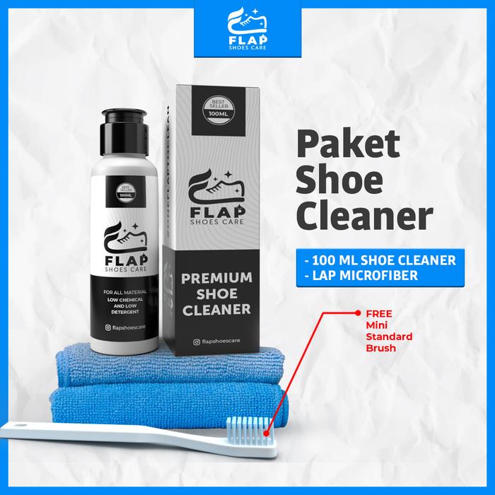 Promo Flap Shoes Care Pembersih Sepatu Putih dan Warna Shoes Cleaner ...