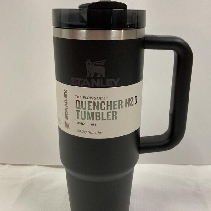 Gambar Tumbler Stanl3y cup quencher 40oz 30oz Black / Botol minum stainless steel Stnly 1,18L Hitam - Hitam, 40oz 1200ml dari mars souvenirr undefined Tokopedia