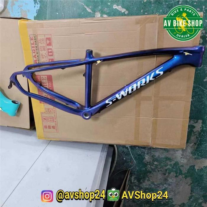 Gambar Frame Road Bike MTB ACM Sworks Pinarello Trek Colnago Cervelo - Sworks MTB Blue, 50 dari Semoga Laris 45 undefined Tokopedia