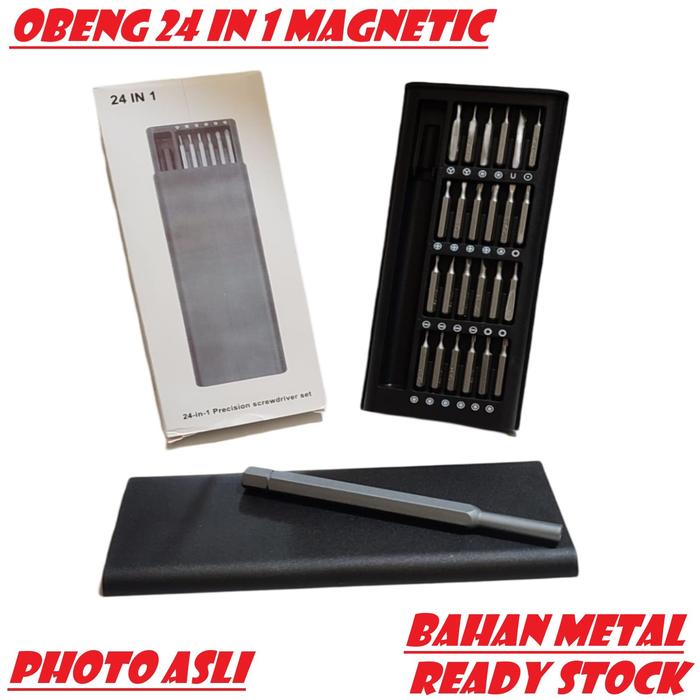 Gambar Obeng 24 in 1 Hp full set Obeng Service Komputer Laptop Hp Service - Obeng 24 in 1 dari Alat Ukur Dan Repeater undefined Tokopedia
