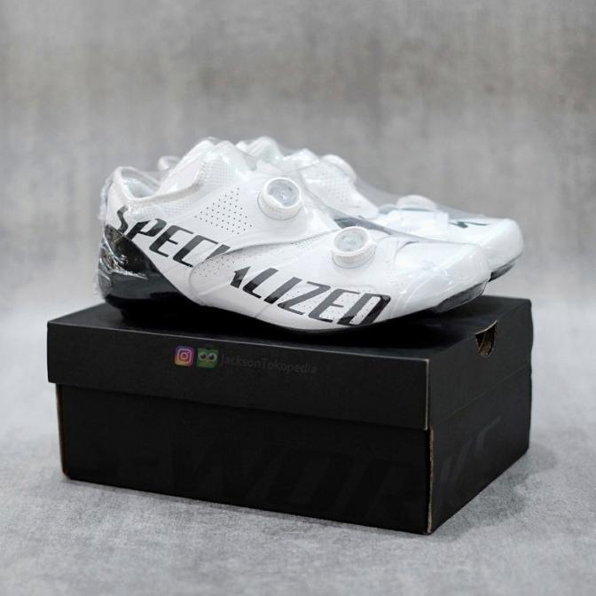 Gambar ASLI SWORKS ARES ROAD SHOE TEAM WHITE / SEPATU CLEAT ROADBIKE S-WORKS RD - 43 dari ranidesmita4 undefined Tokopedia