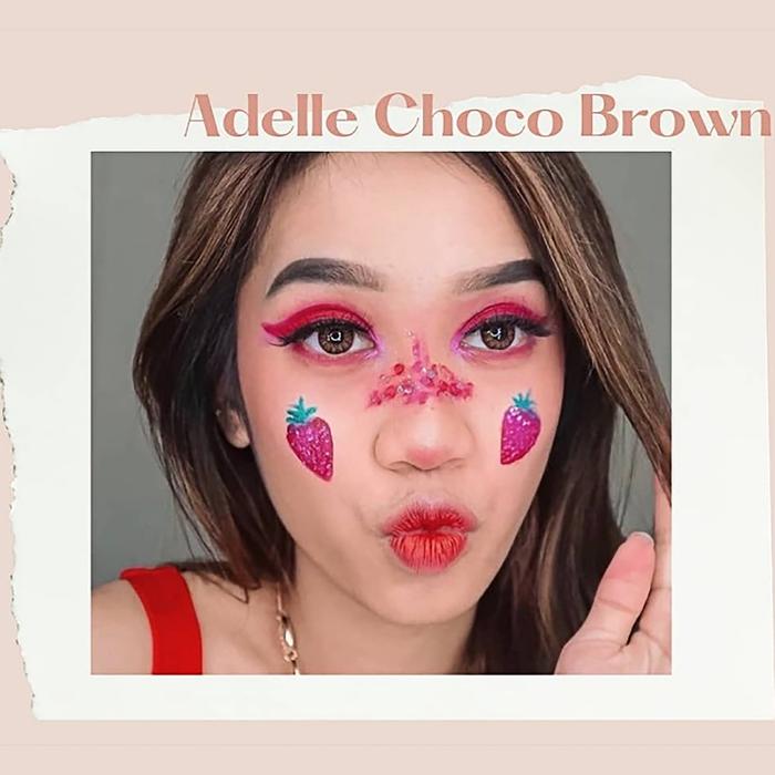 Gambar SOFTLENS LC ADELLE NORMAL BIG EYES 16MM GRATIS TEMPAT SOFLEN - CHOCO BROWN dari srshop24 undefined Tokopedia