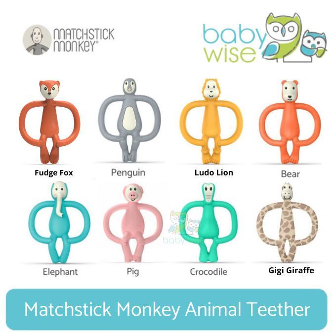 Gambar PROMO Matchstick Monkey Animal Teether - Elephant dari River Flow id undefined Tokopedia