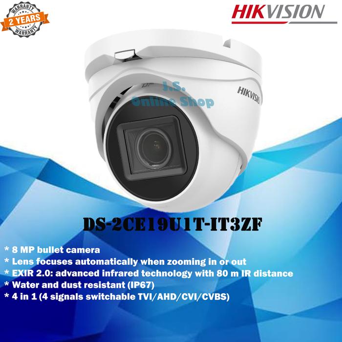 Jual HIKVISION CCTV 4K MOTORIZED VARIFOCAL TURRET CAMERA DS