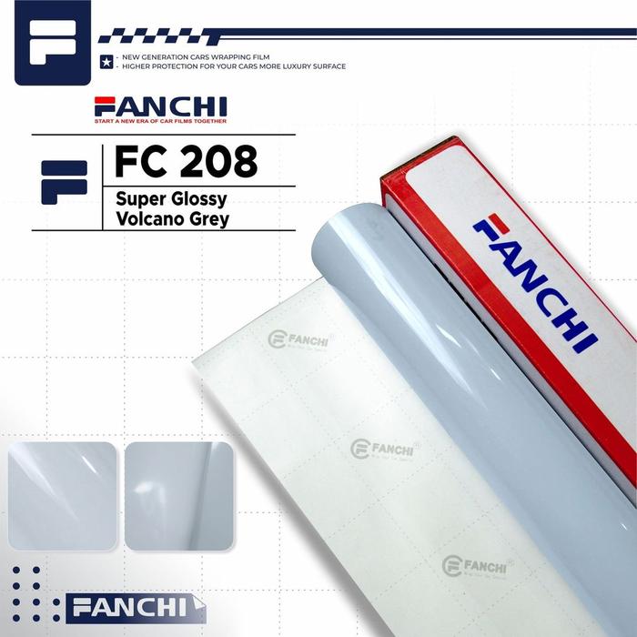 Gambar ROLL STICKER FANCHI SUPER GLOSS GLOSSY SERIES PREMIUM 152CM ROLL - ROLL FC208 dari Detail Sticker undefined Tokopedia