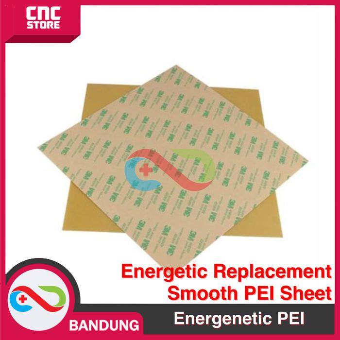 Gambar 3D PRINTER PEO-PEI SHEET DOUBLE SIDE MAGNETIC SPRING STEEL 235X235 - Energetic dari CNC STORE BANDUNG undefined Tokopedia